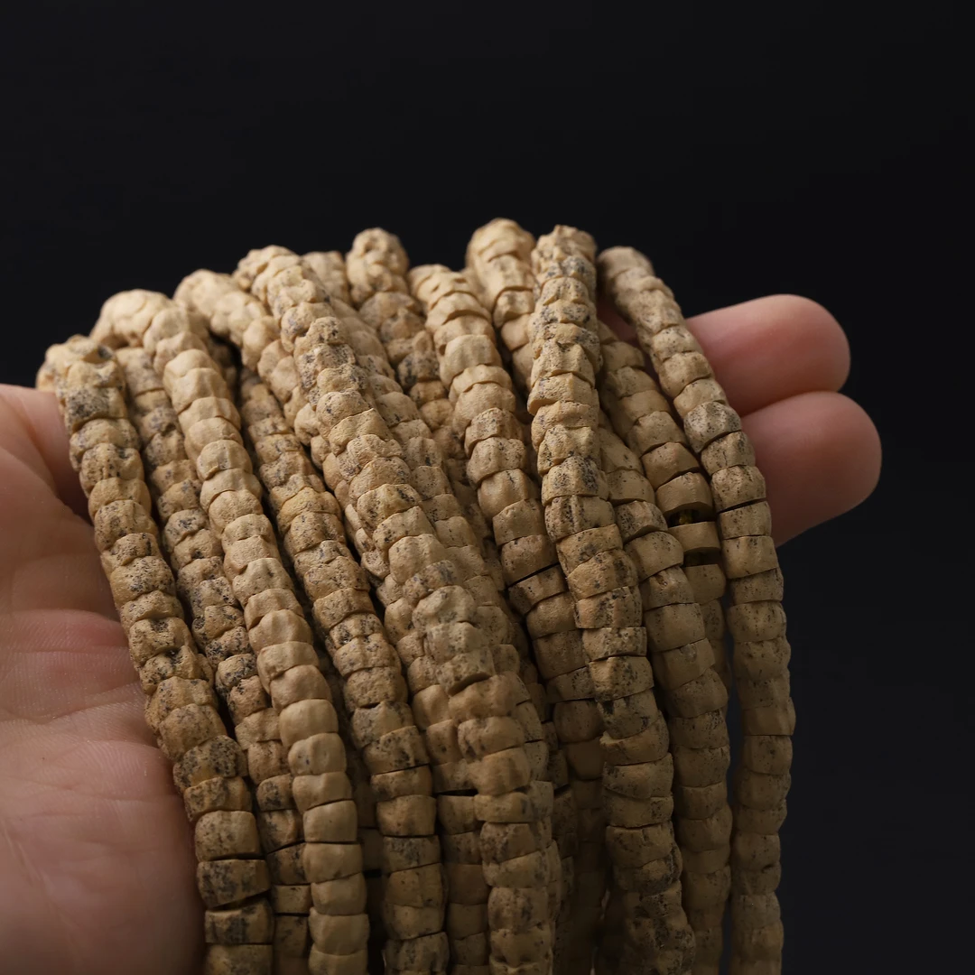 S9550 【几何切】热振多棱百香108大肠文玩长串 （多样性发其一）