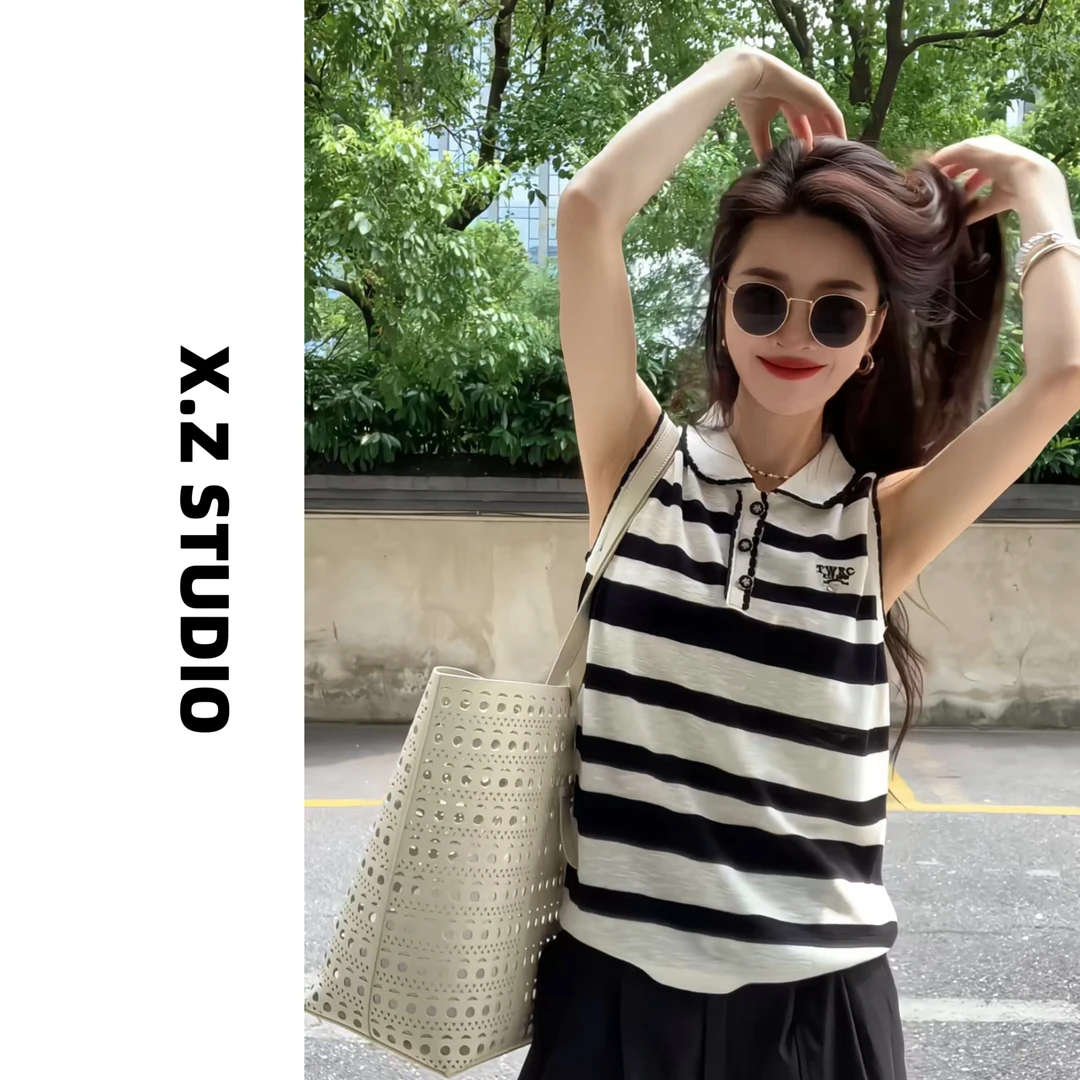 X.ZHEN【翻领三粒扣刺绣】独特漂亮小衫新款夏季女上衣洋气减龄薄款