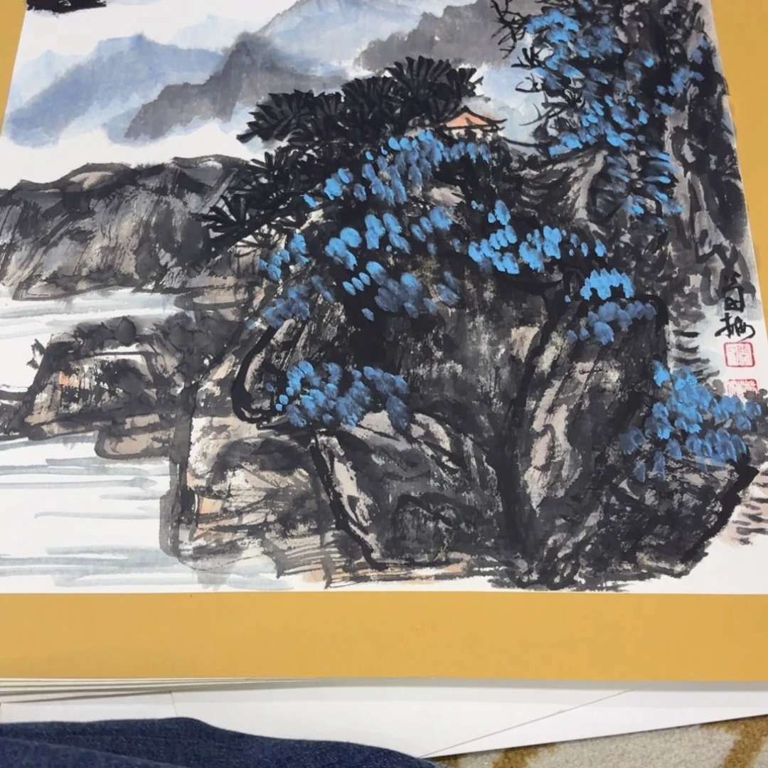 国画50-50卡纸作品艺