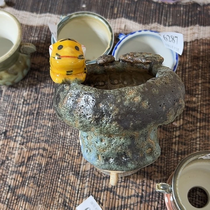 楚***得口7.5 手工花盆满30包邮