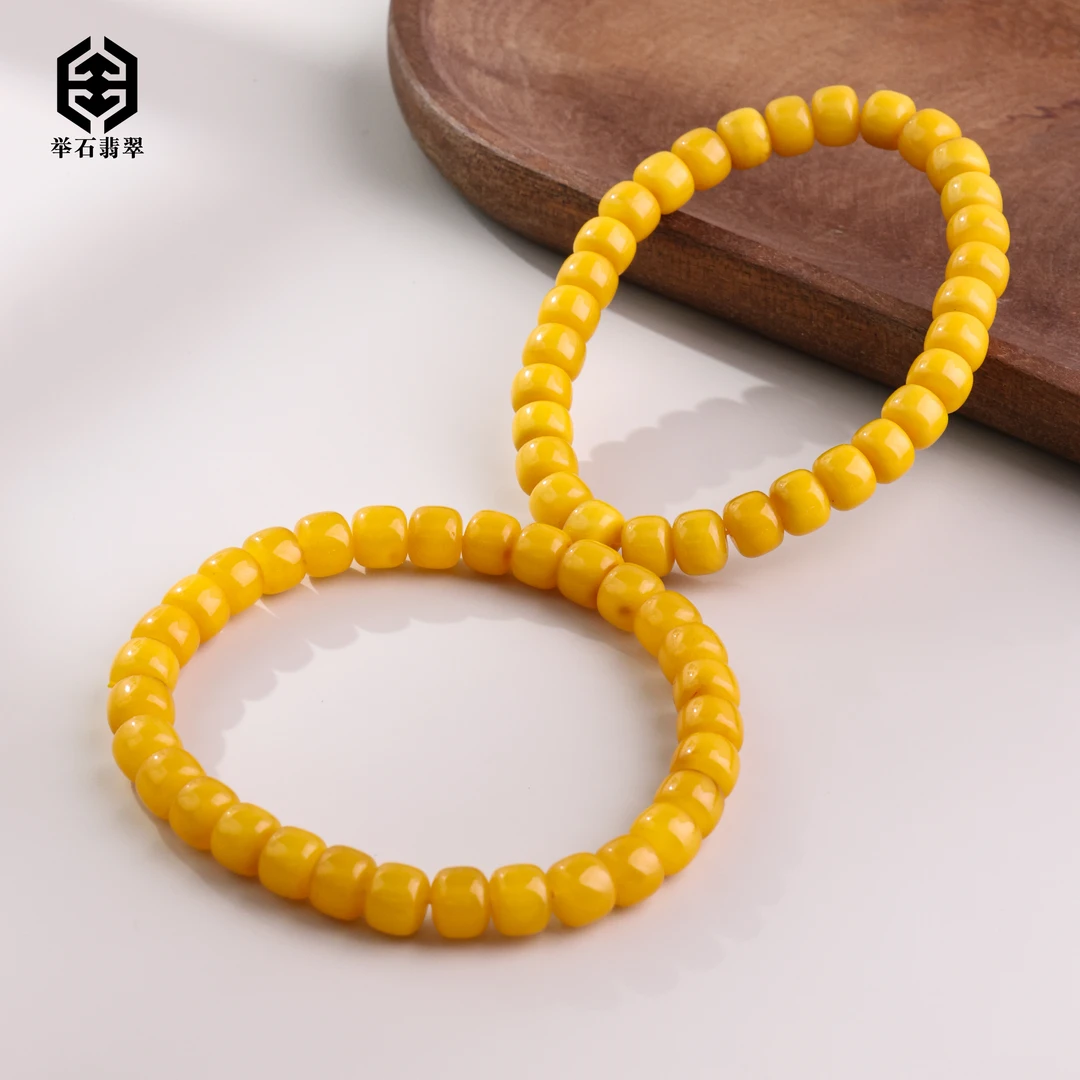 【举石臻品】TH0719-2008-300蜜蜡手串（一件/多样性发/约6mm+）Z