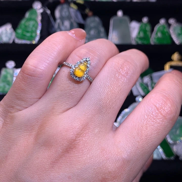 【闪购商品】银S925镶嵌戒指翡翠