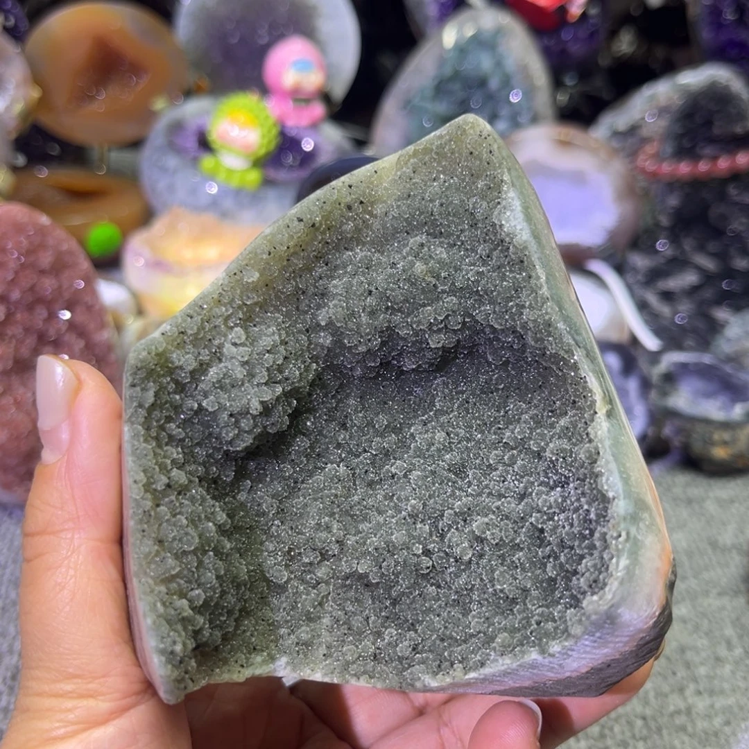 未镶嵌摆件紫晶水晶