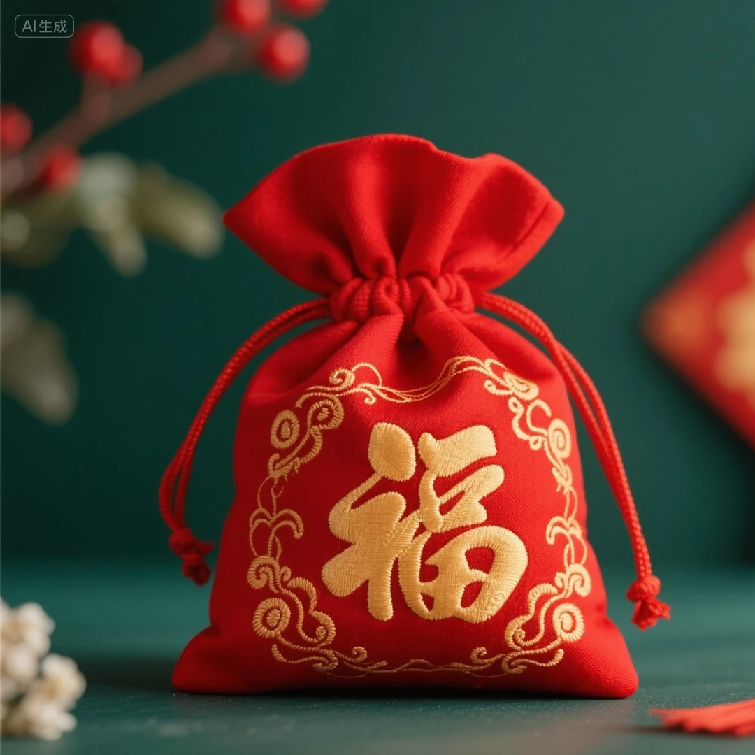 《弥补》刺绣古风香包挂件《回赠》