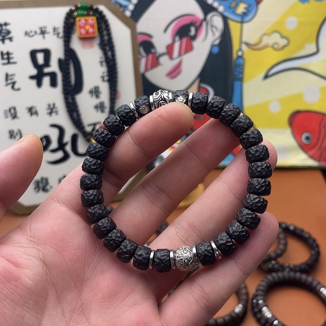 椰蒂手串9黑金刀锋无相双配饰