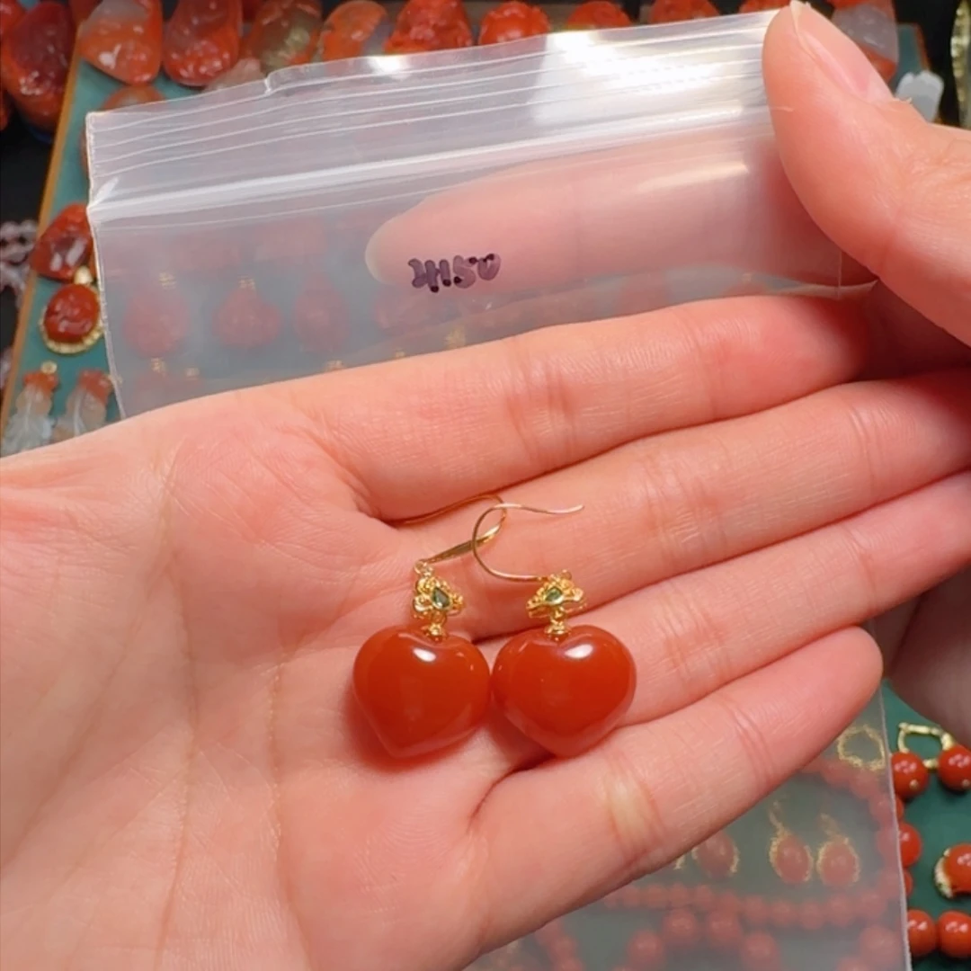 南红玛瑙南红玛瑙18K金镶嵌