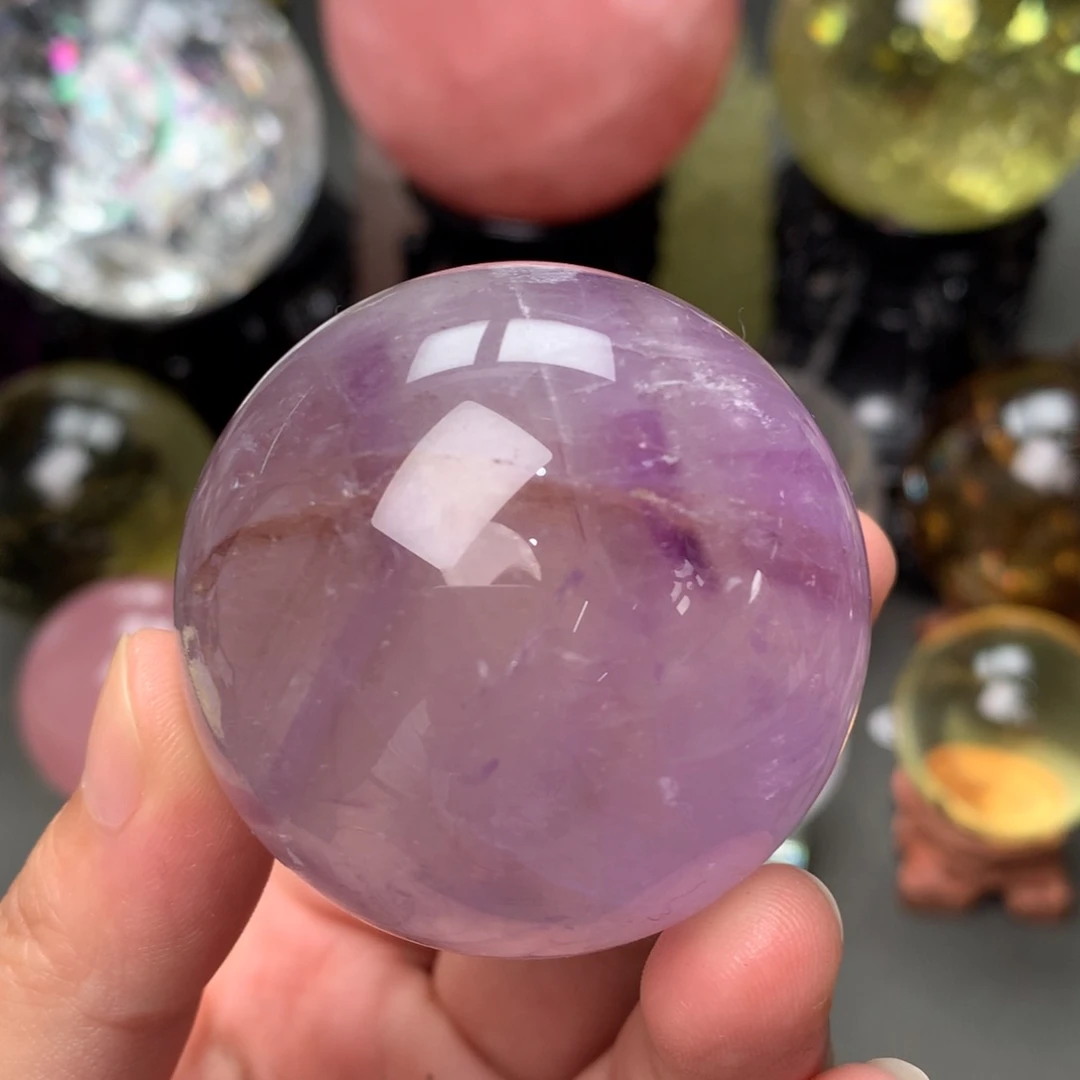 水晶未镶嵌水晶紫**来水晶4.95