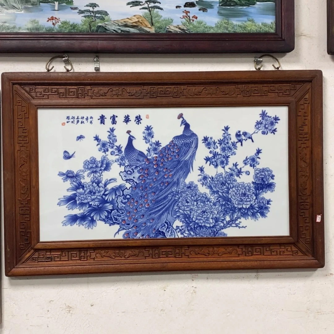 瓷100*60 景德镇瓷板画柴窑烧制