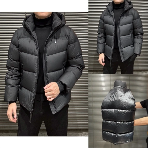 小雨男装｜冬季‘极寒’系列·高克重加厚保暖时尚潮装羽绒服9716