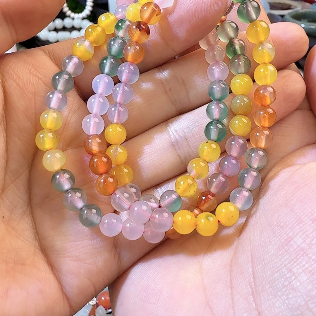 玛瑙/玉髓未镶嵌手链