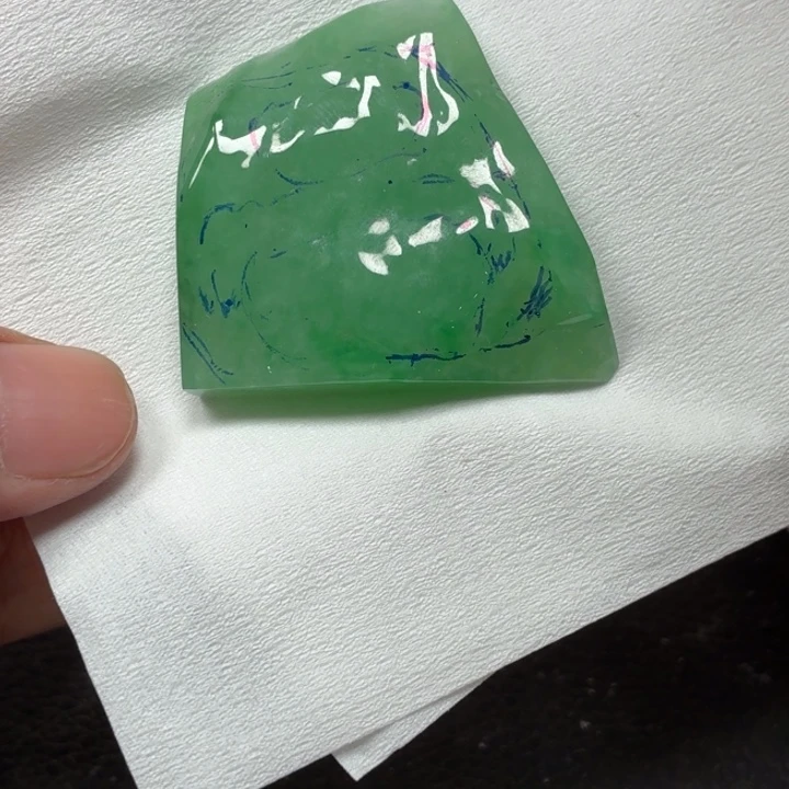 定制翡翠未镶嵌满绿