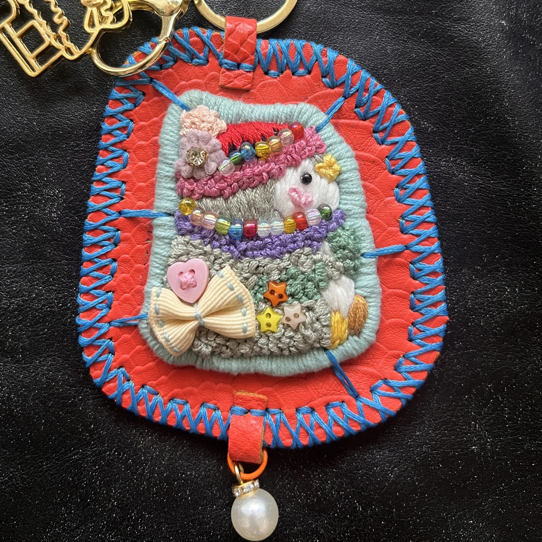 手工制作小企鹅胸针挂件钥匙扣多功能 一物一拍 不退不换