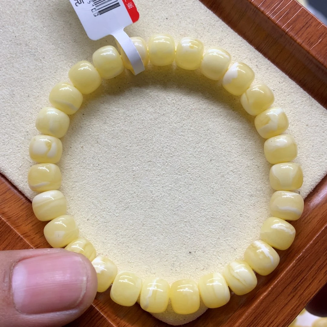 蜜蜡未镶嵌手链蜜蜡