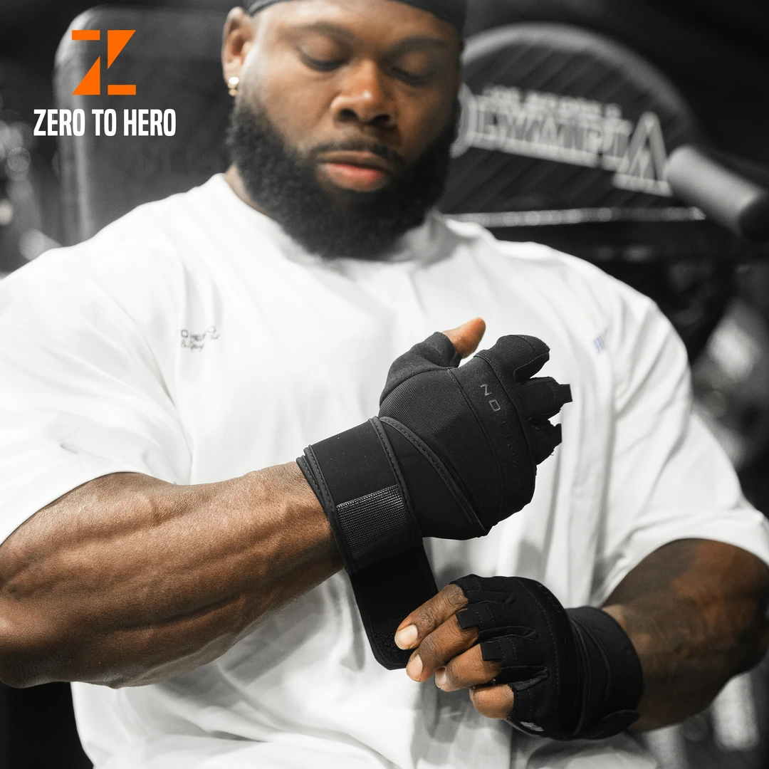 ZEROTOHERO健身手套护腕男防滑防起茧硬拉单杠运动器械引体向上