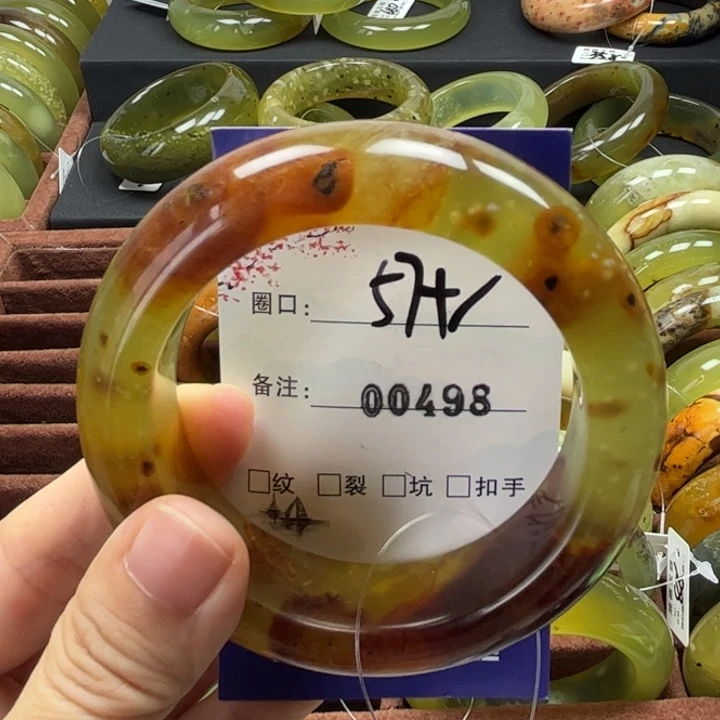 倾***城蛇纹石玉未镶嵌手镯
