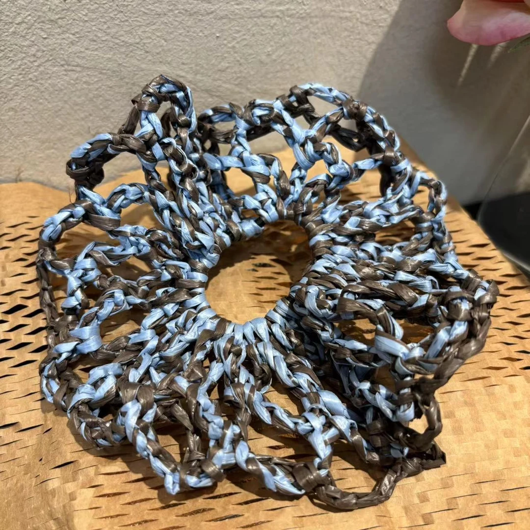 东大门拉菲草发圈T686