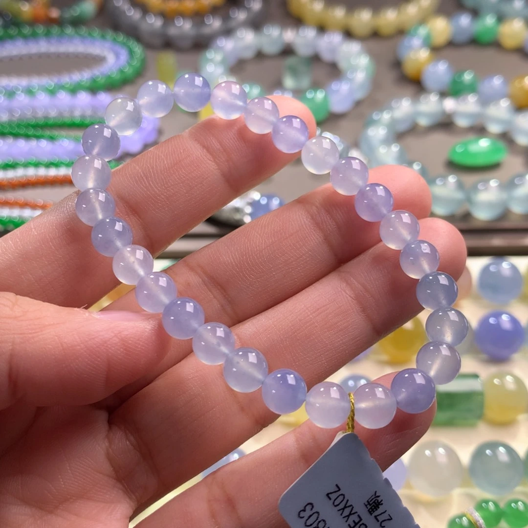 翡翠手链未镶嵌卡6.5