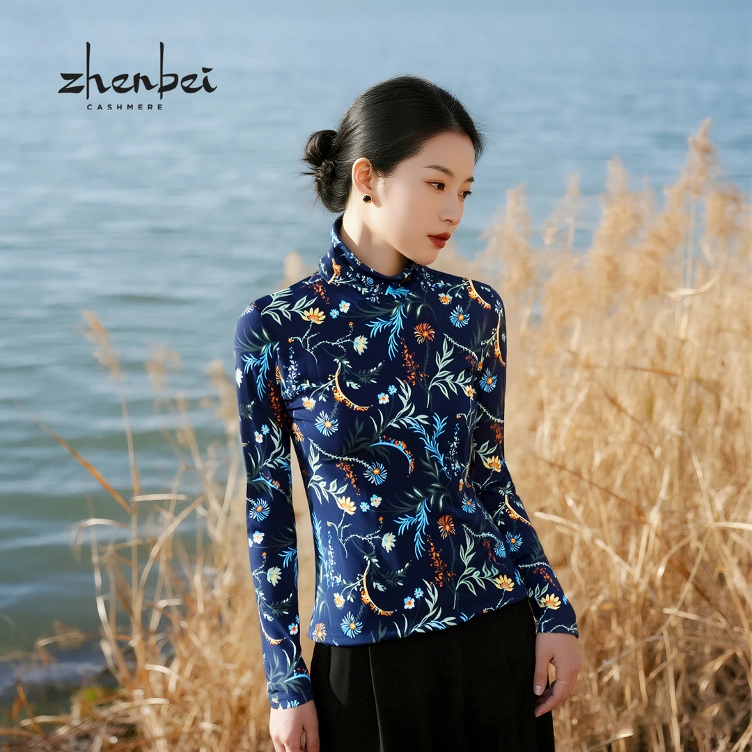 ZB/珍贝新品秋装桑蚕丝时尚洋气上班族通勤风女装高级感/79767