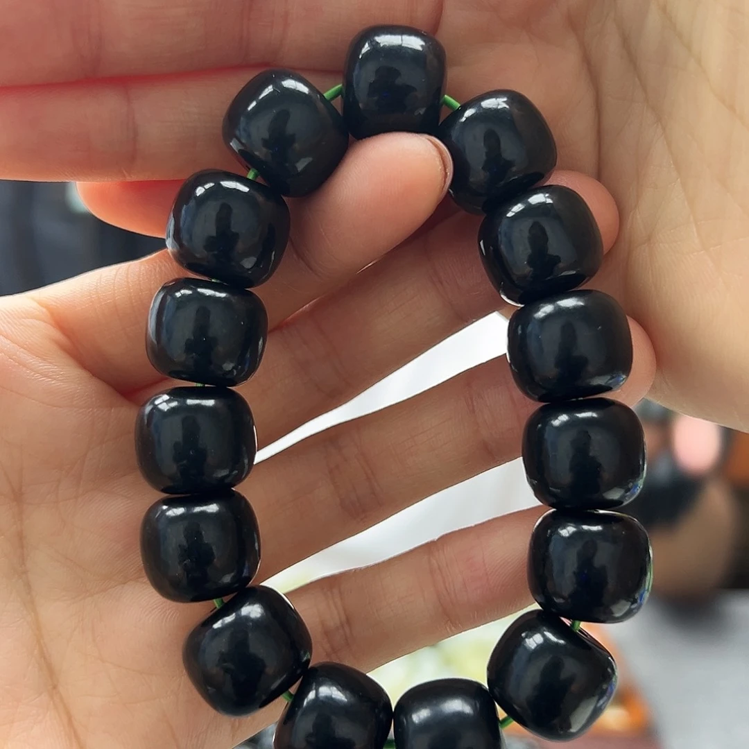 手串未镶嵌和田玉15老型珠