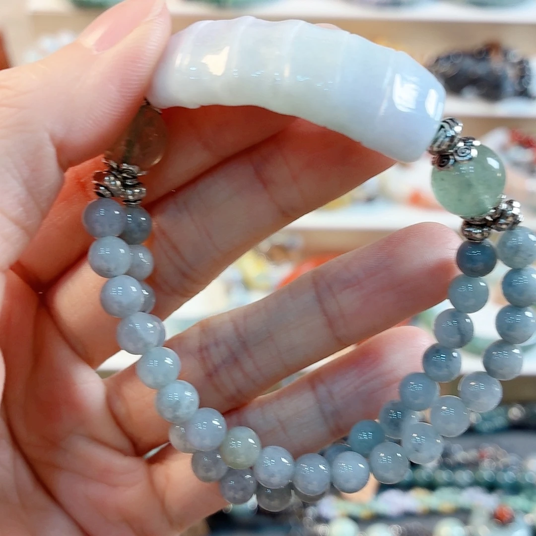 翡翠未镶嵌手链手串