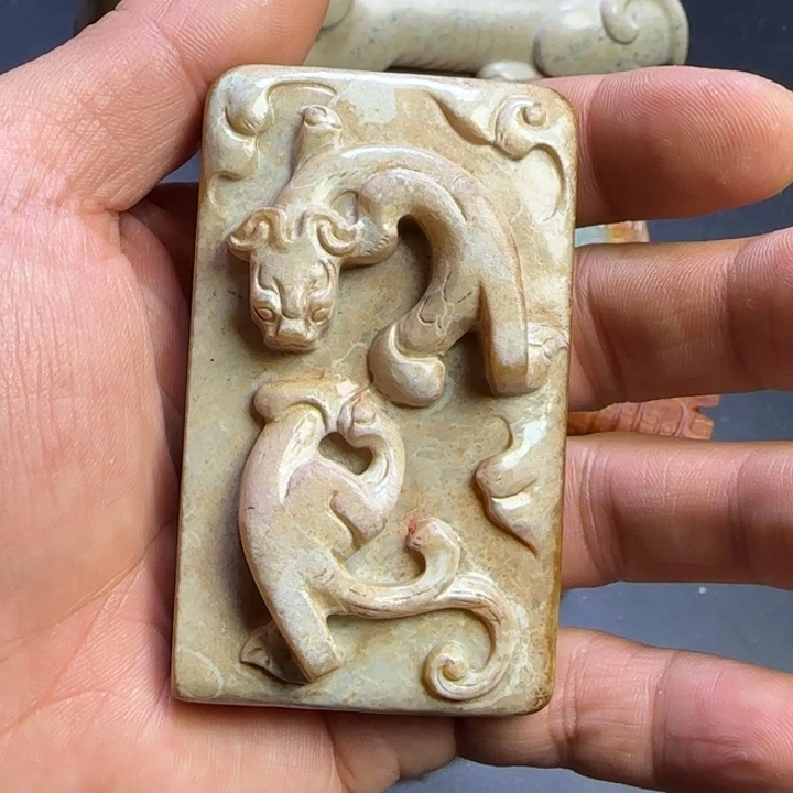 和田玉挂件未镶嵌琢*