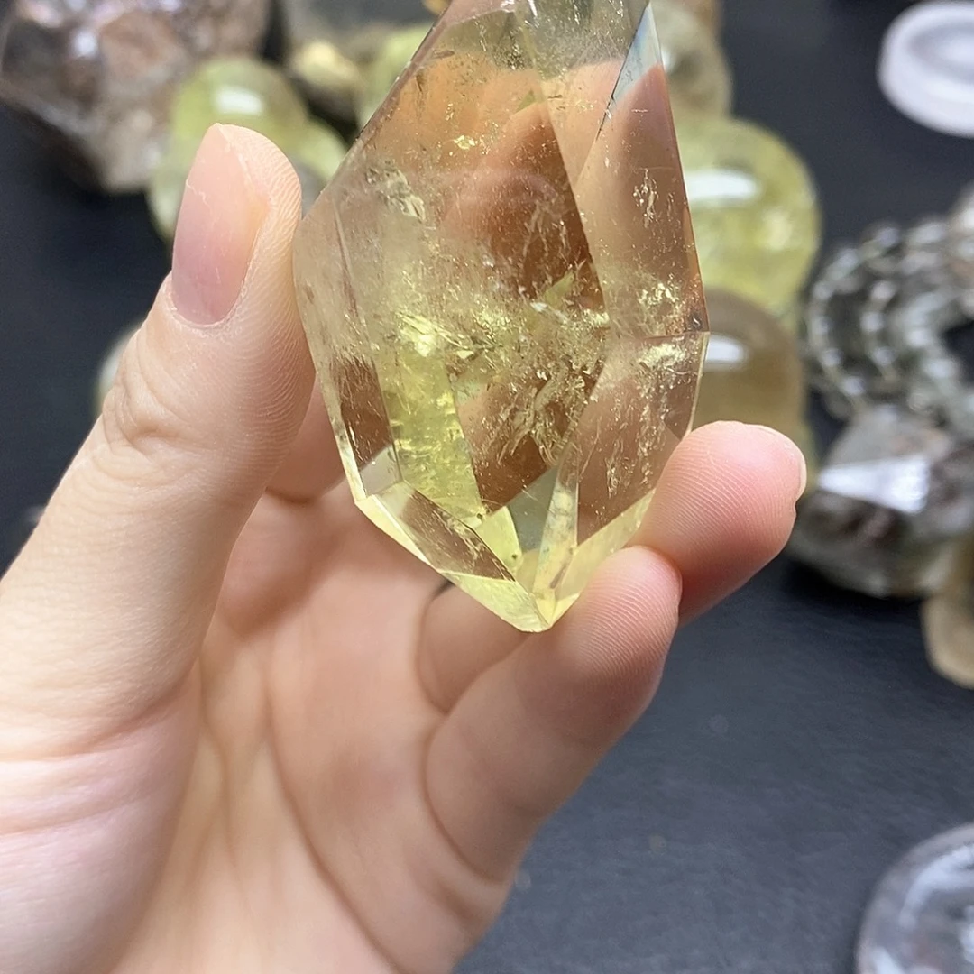 未镶嵌珠宝半成品水晶24水晶石
