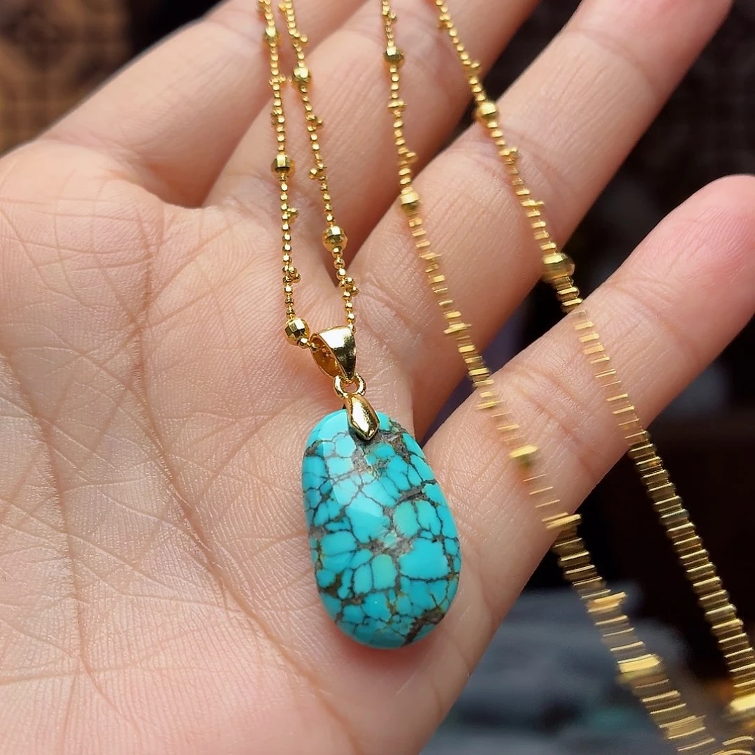 银S925镶嵌绿松石珠宝奇石