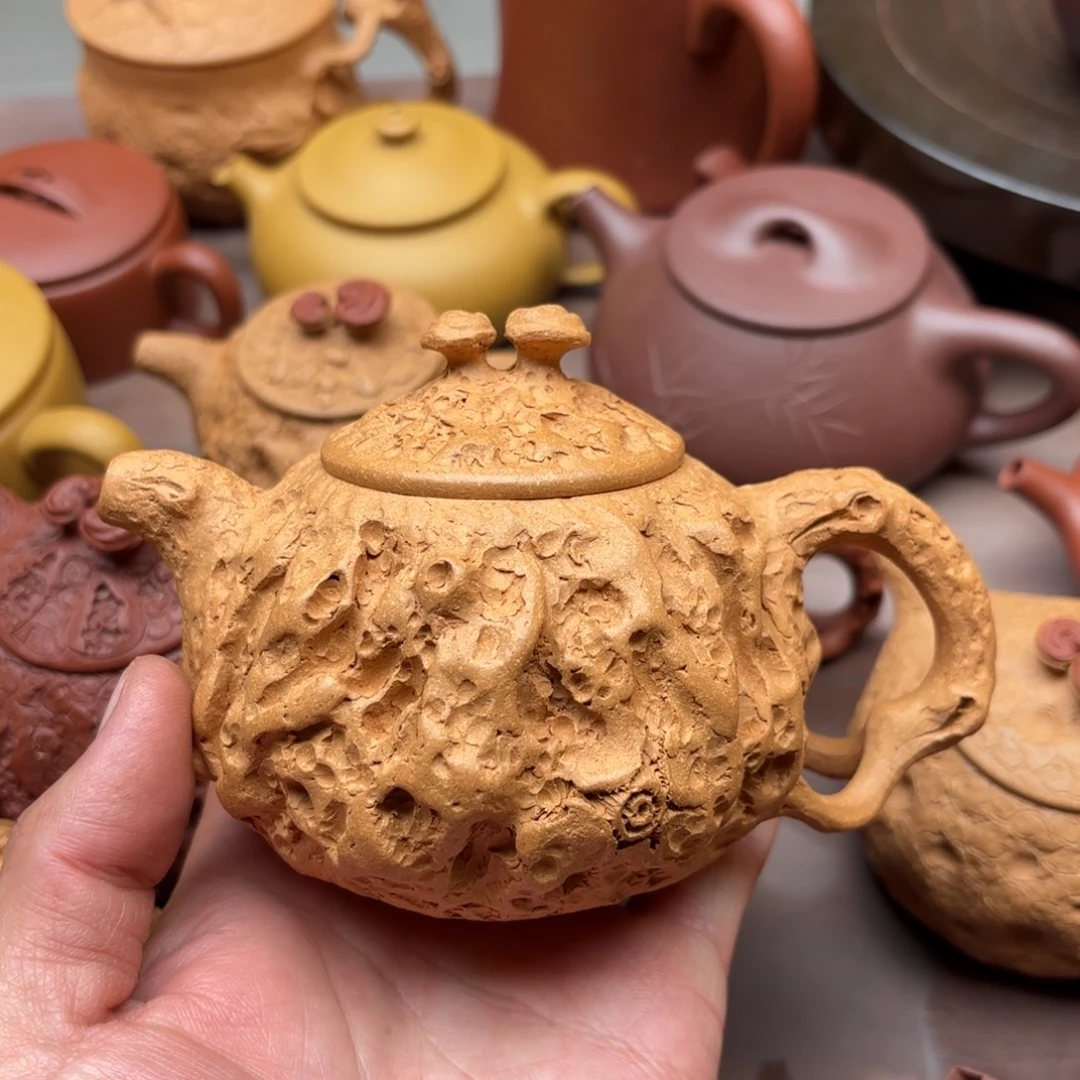 紫砂茶杯全手工供春容量约230毫升