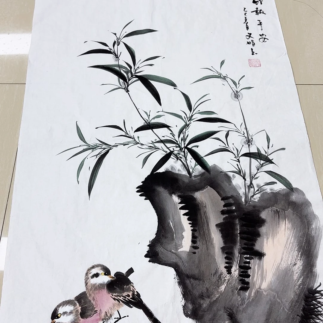 国画国画作品展。国画