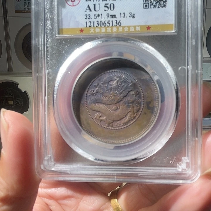 银E****杨云南半圆龙黄油彩5136，飞姐