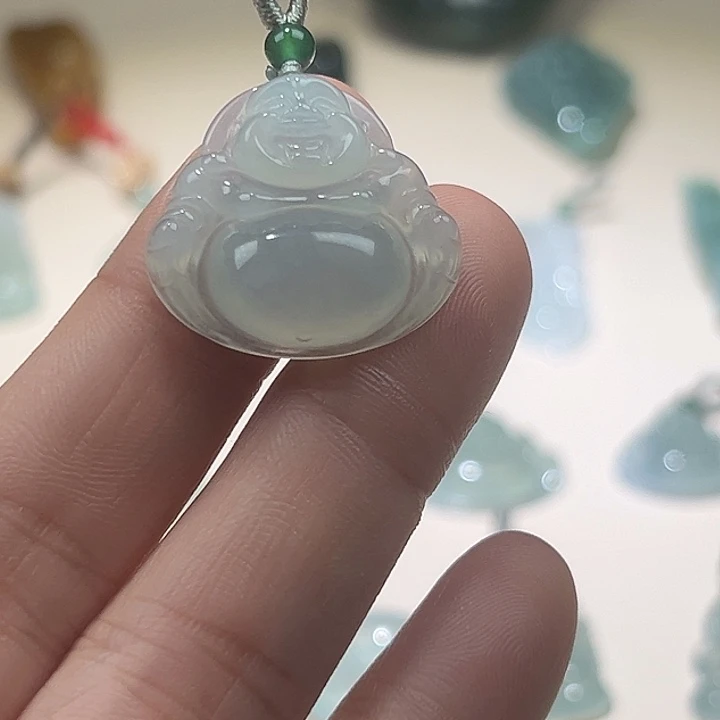 颈饰未镶嵌翡翠佛公