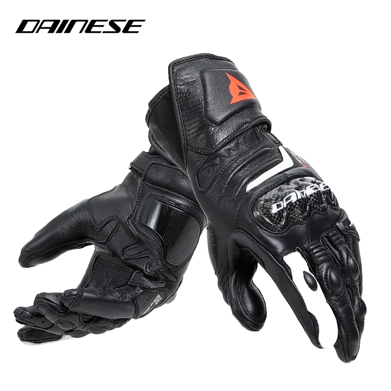 DAINESE/丹尼斯摩托车长款骑行手套CARBON 4女赛道防摔机车皮手套