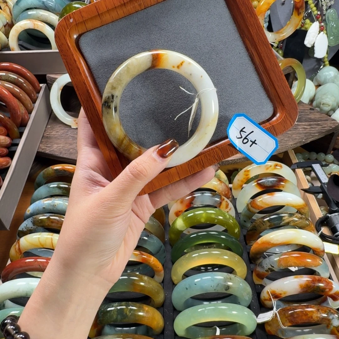 蛇纹石玉合金手镯