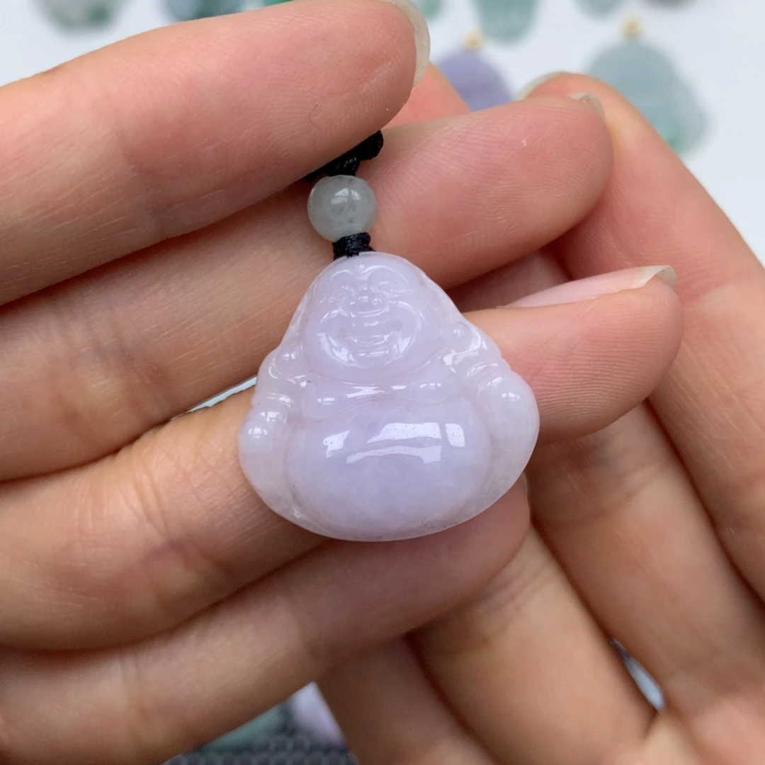 颈饰未镶嵌翡翠天然