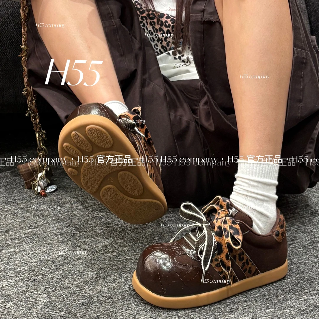 早秋格调丨秋季流行时尚风变异版德训鞋4cm51-2882【X】