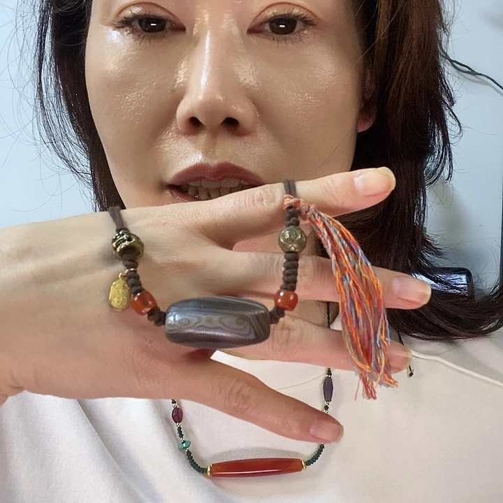 铁合金石英石手链项链手链