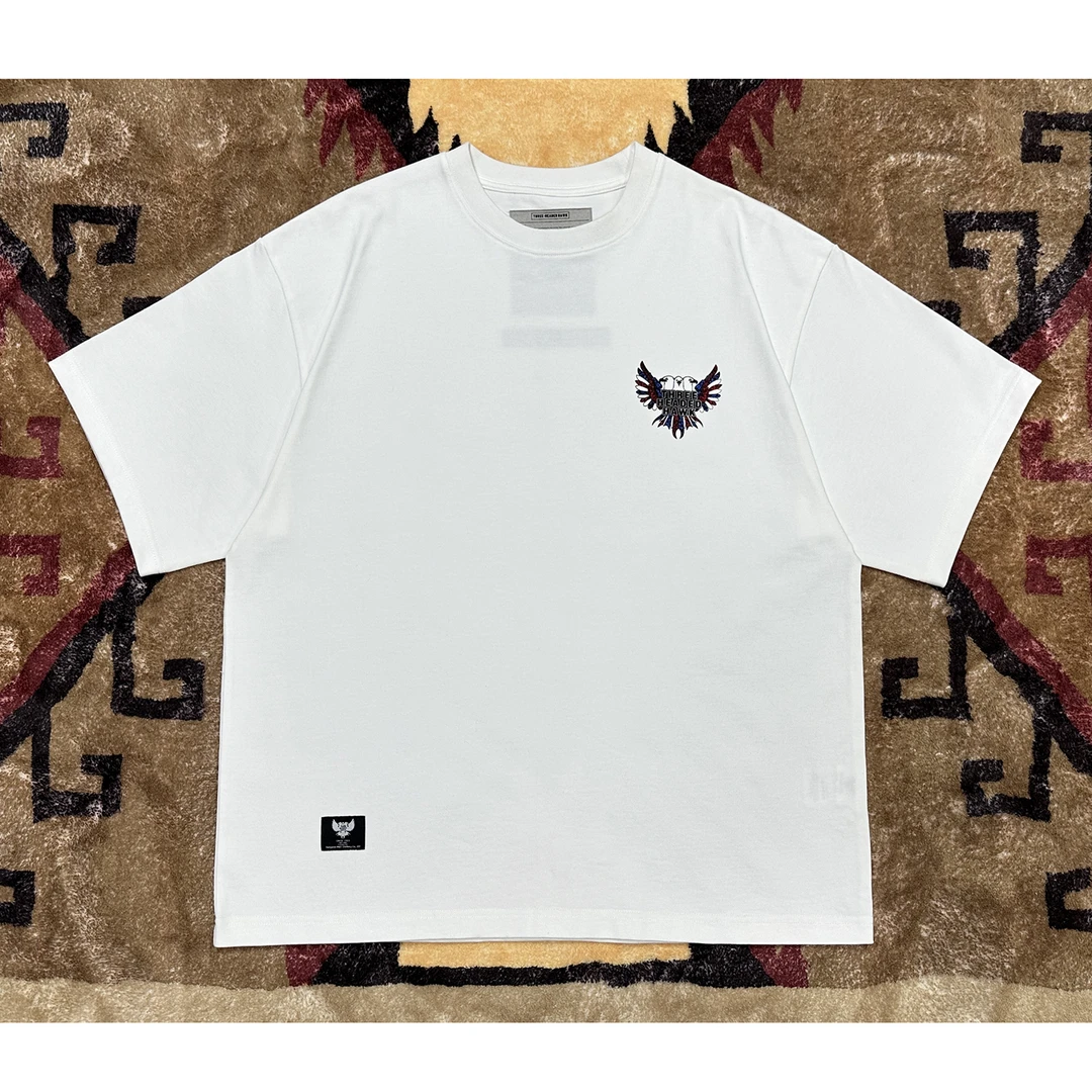 COSFF三头鹰380克16S长绒棉三头鹰康丽八色印花短袖