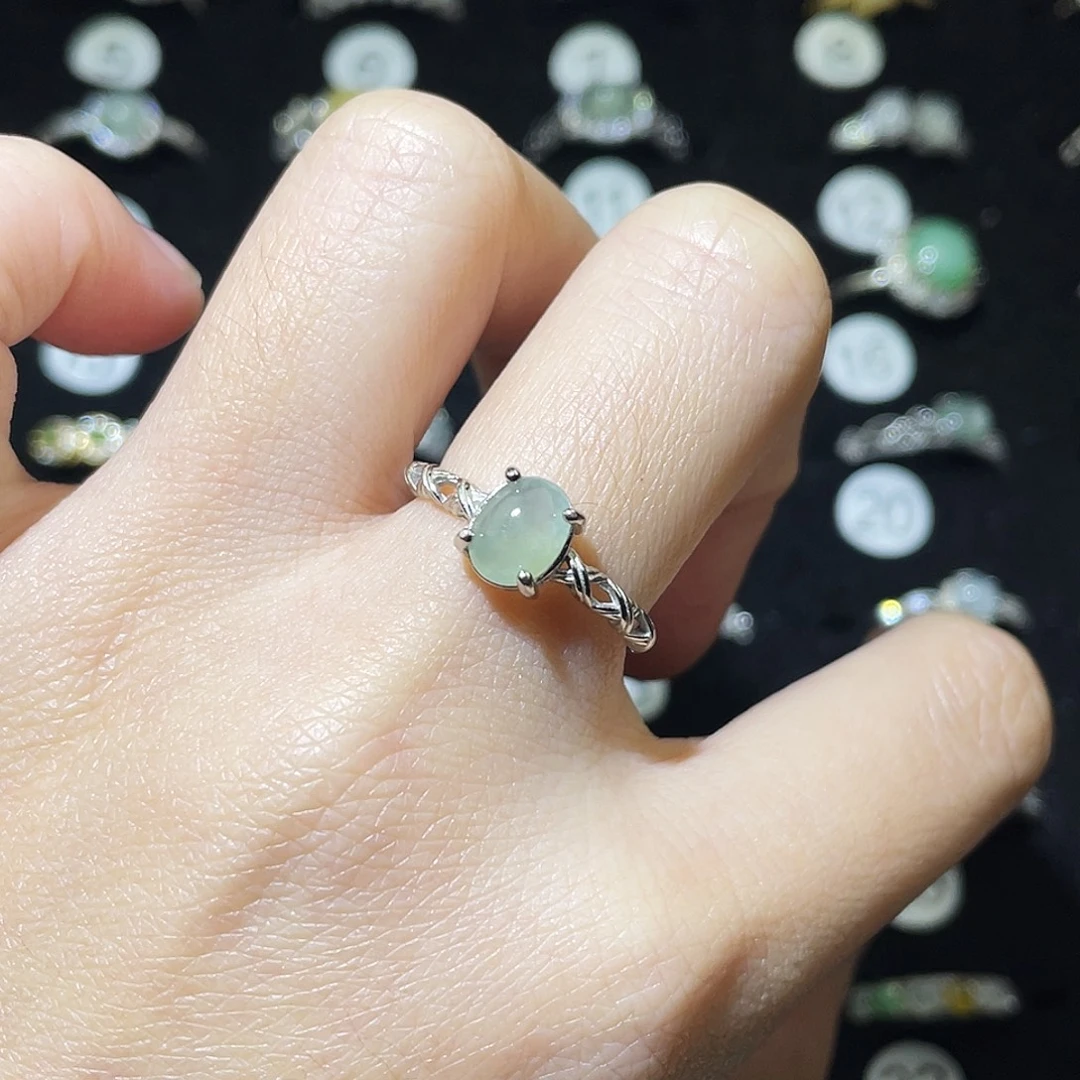 翡翠未镶嵌戒指戒指