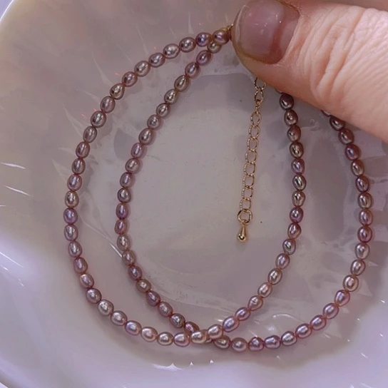 淡水珍珠颈饰合金