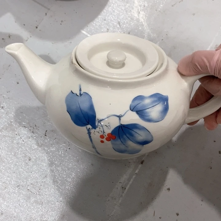 瓷片磁州窑多孔壶约600ml