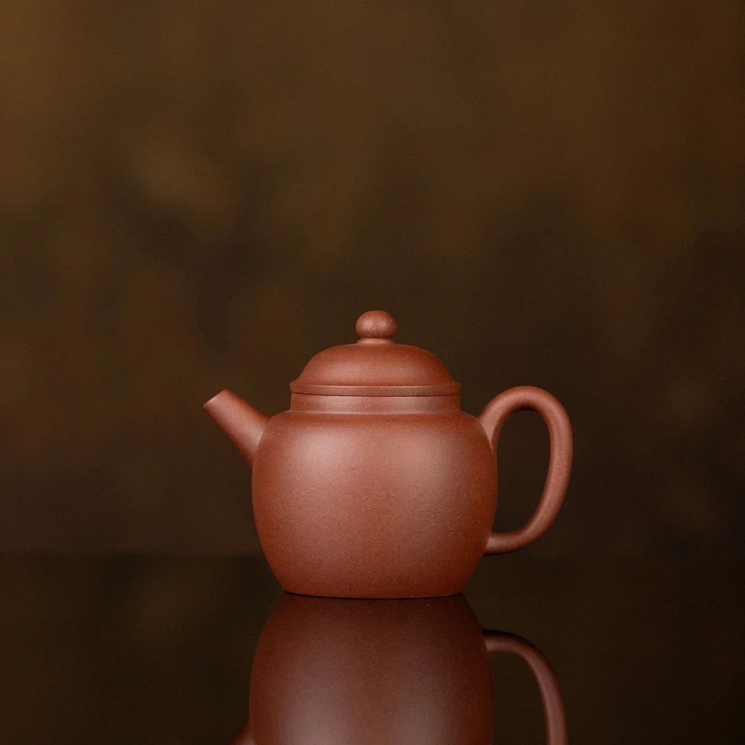 【利贞l巨轮】原矿红皮龙 约140cc 手工制作 紫砂壶茶具CRY