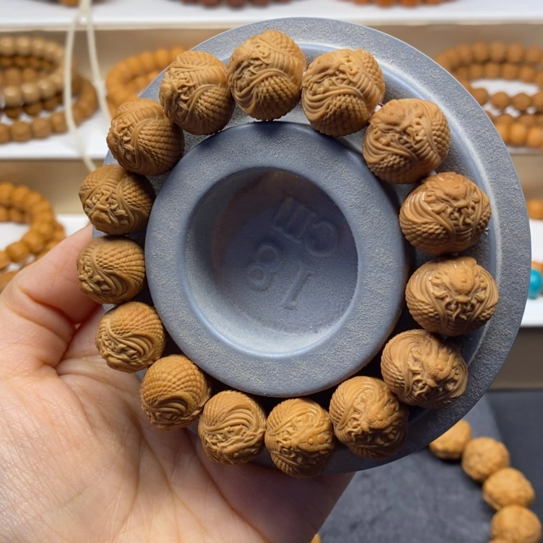 【闪购商品】猴头核桃手串双面蛇王17mm