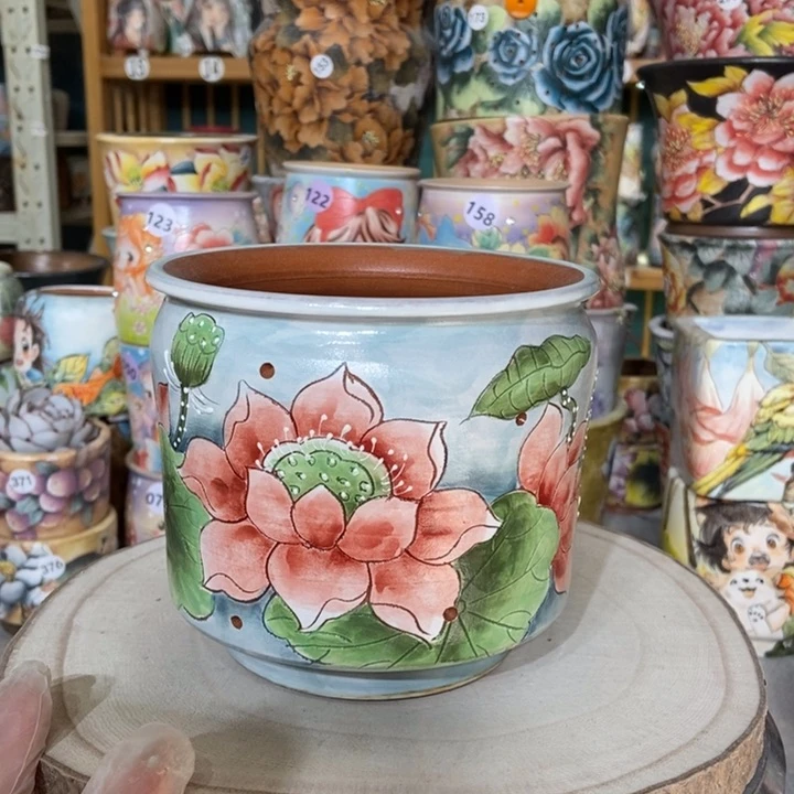 红陶景德镇艺术手绘作品