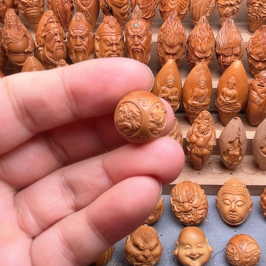 橄榄核吊坠17四象