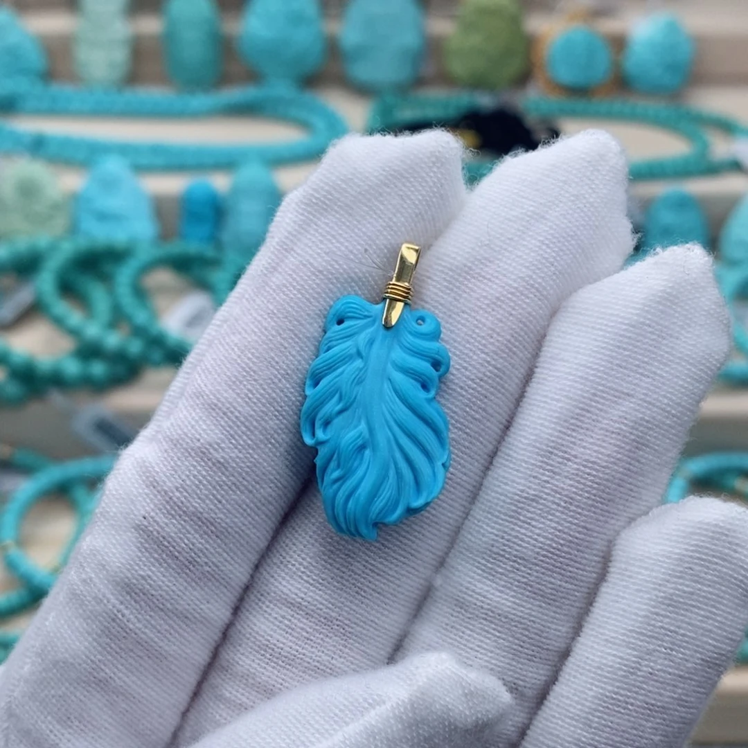 绿松石珠宝奇石未镶嵌