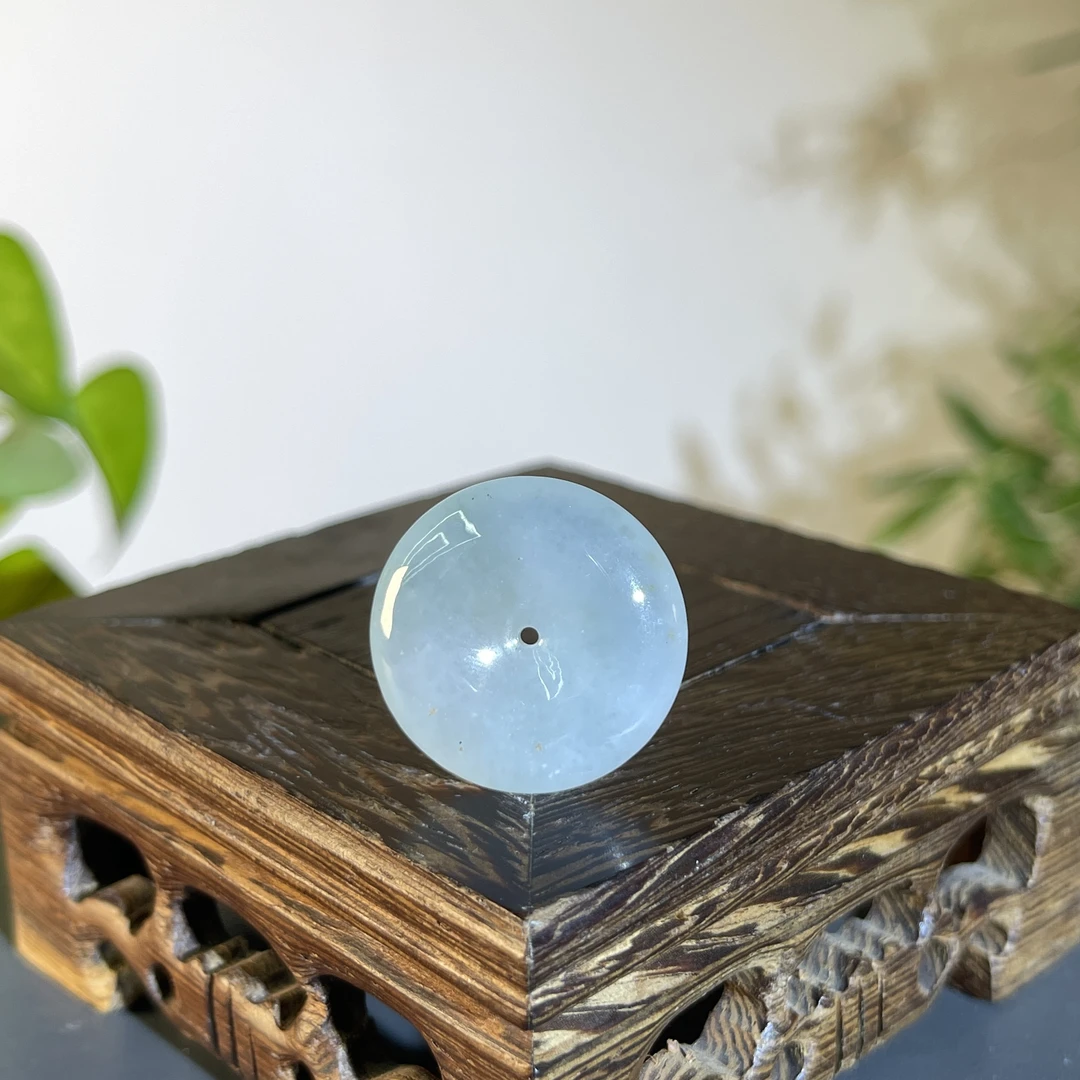 JTB27-03  天然缅甸A货翡翠   平安扣