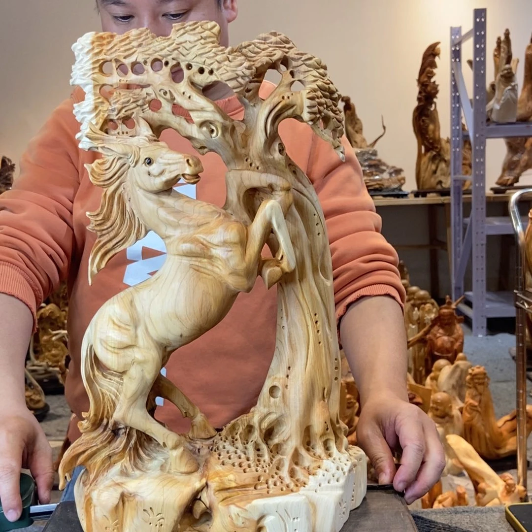 柏木（崖柏）太行崖柏根雕摆件