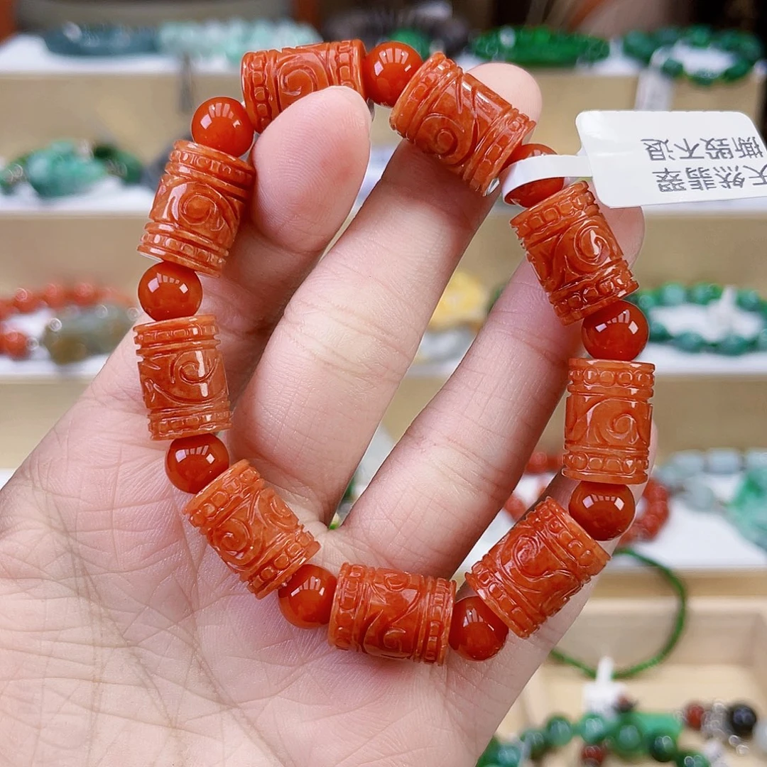 卿***。翡翠未镶嵌手链手链