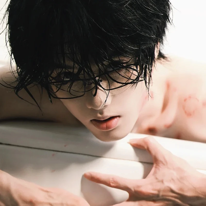 禁欲系痞帅黑框眼镜男款近视可配度数素颜小框方框氛围感凹造型女