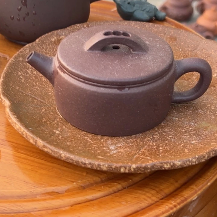 茶壶紫砂天青小汉瓦100cc